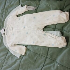 NWt  6month carters  pajamas sleeper footie 2 piece set